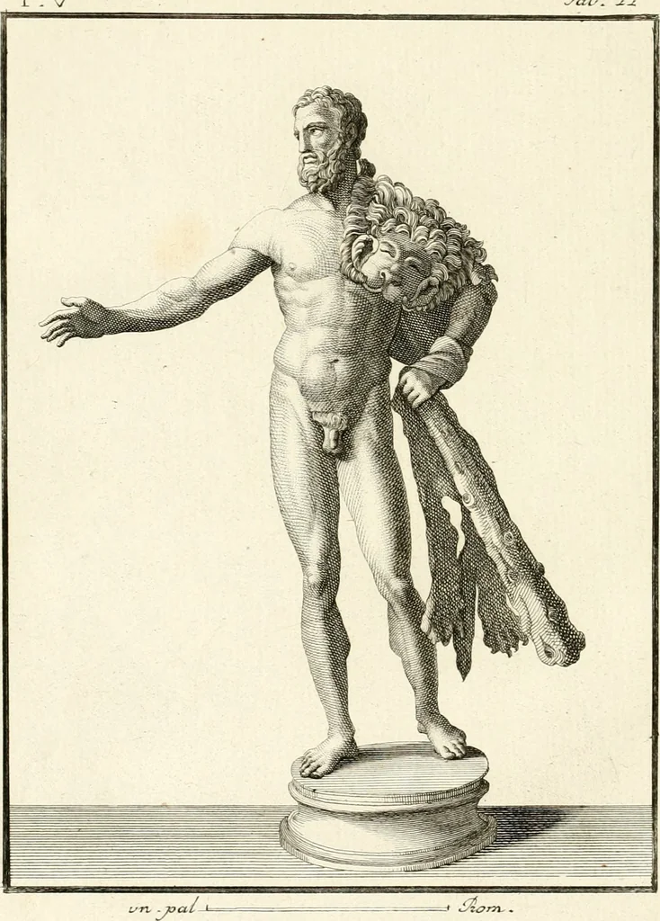 An illustration from Antiquités d'Herculanum, 1804, leaf 49