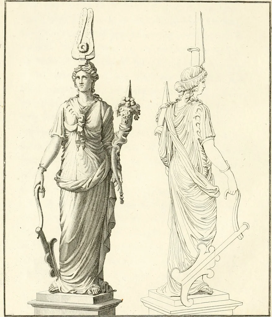 An illustration from Antiquités d'Herculanum, 1804, leaf 57
