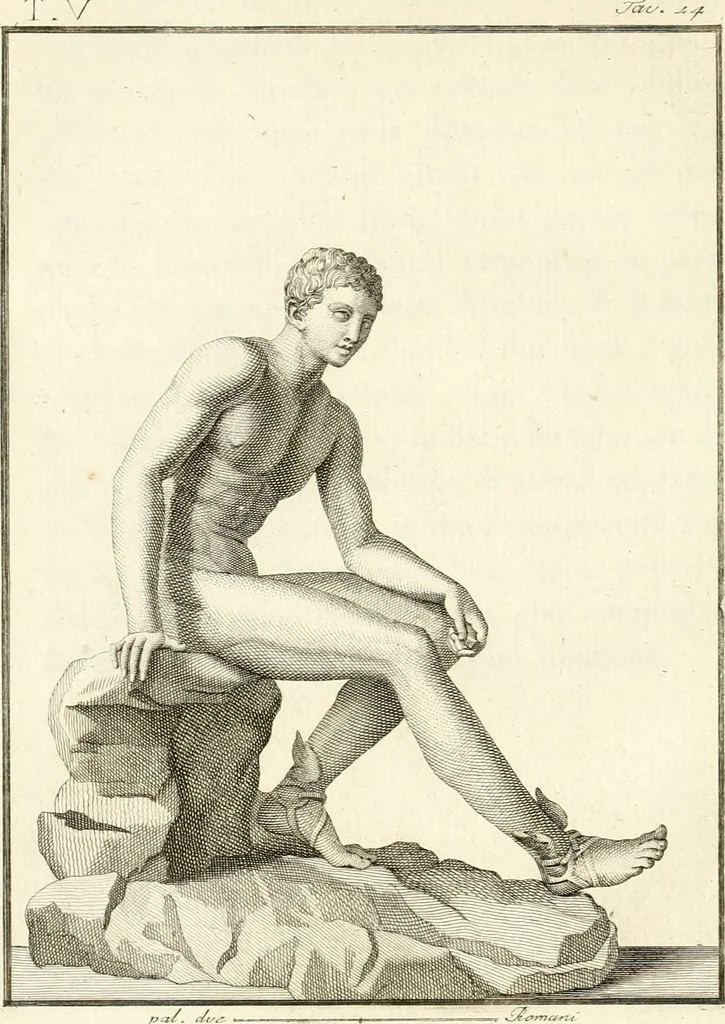 An illustration from Antiquités d'Herculanum, 1804, leaf 61