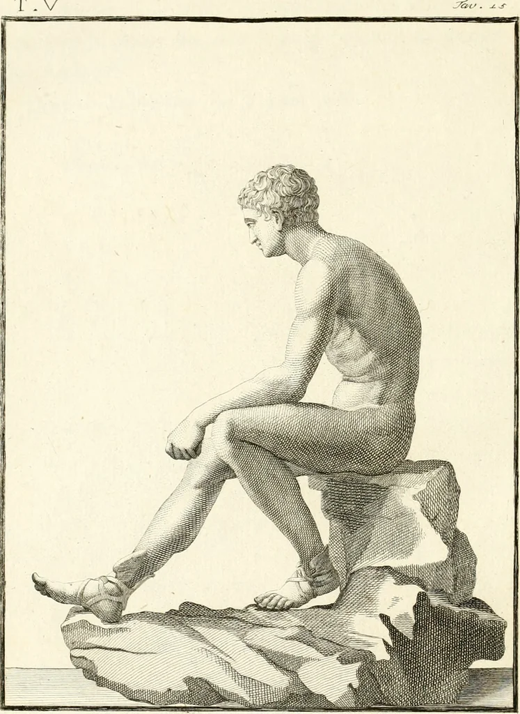 An illustration from Antiquités d'Herculanum, 1804, leaf 65