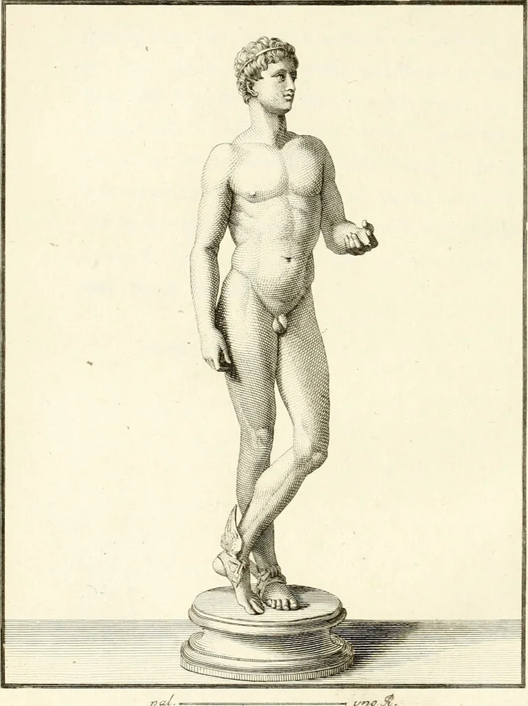 An illustration from Antiquités d'Herculanum, 1804, leaf 69