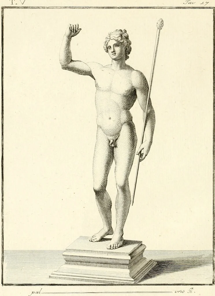 An illustration from Antiquités d'Herculanum, 1804, leaf 73