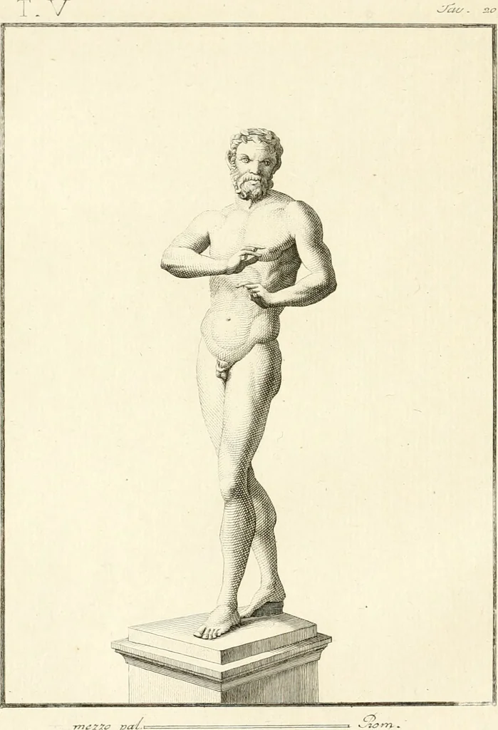 An illustration from Antiquités d'Herculanum, 1804, leaf 85