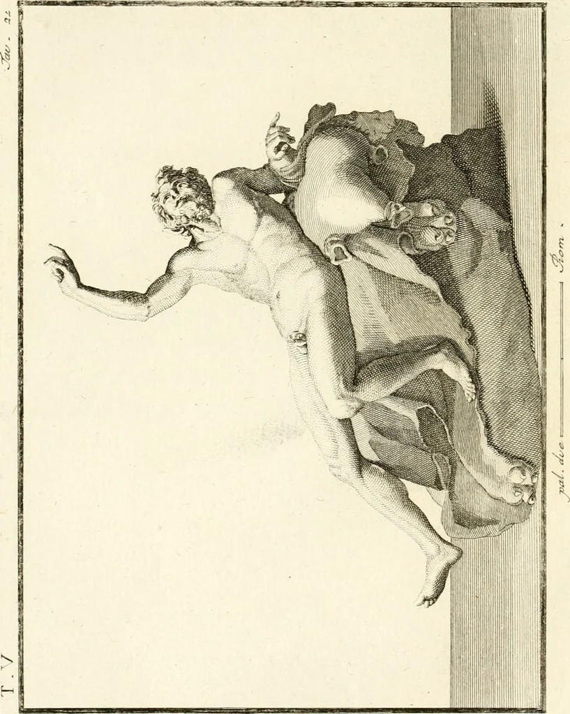 An illustration from Antiquités d'Herculanum, 1804, leaf 89