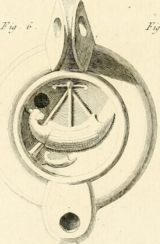 An illustration from Antiquités d'Herculanum, 1804, leaf 107