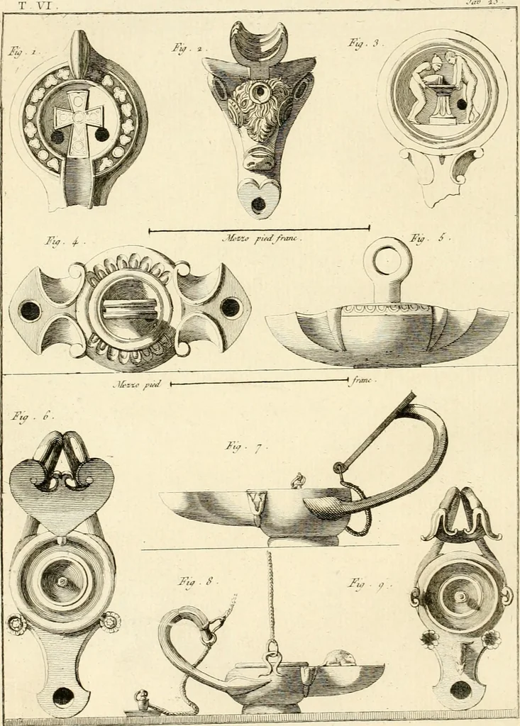 An illustration from Antiquités d'Herculanum, 1804, leaf 111