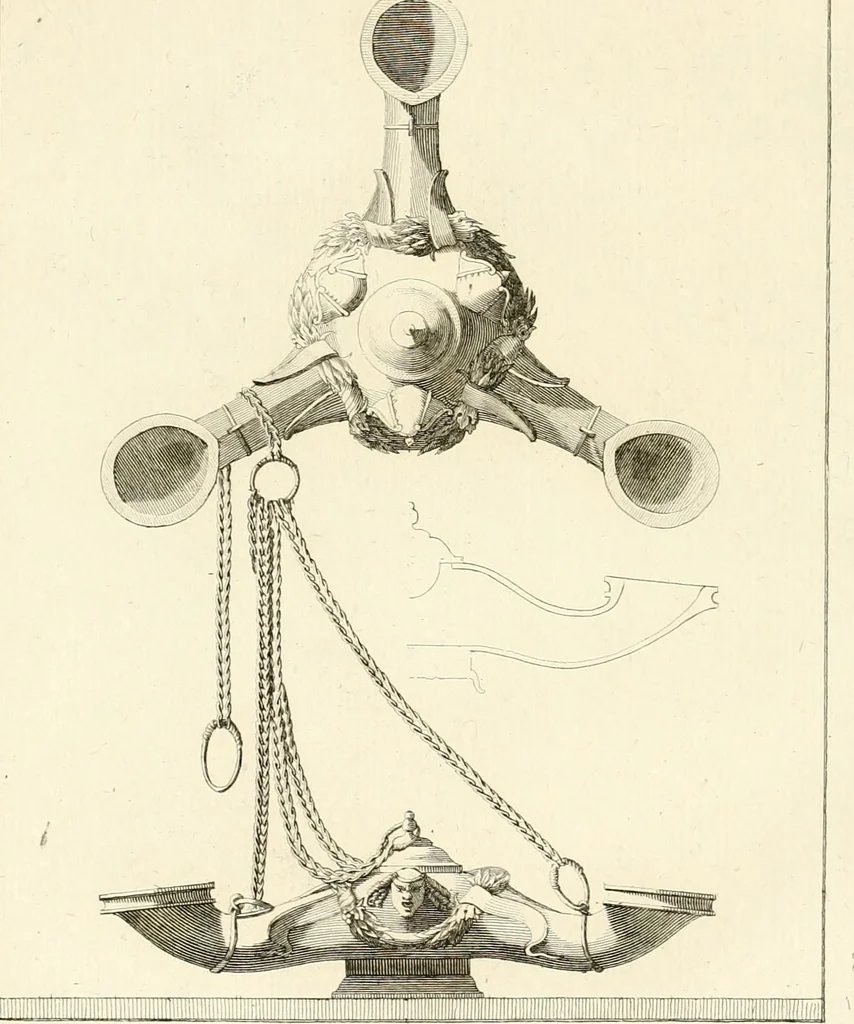 An illustration from Antiquités d'Herculanum, 1804, leaf 117