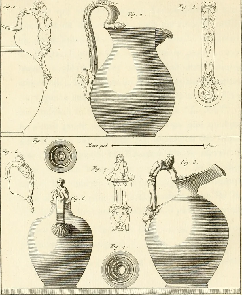 An illustration from Antiquités d'Herculanum, 1804, leaf 125