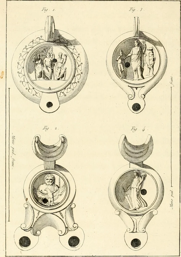An illustration from Antiquités d'Herculanum, 1804, leaf 13