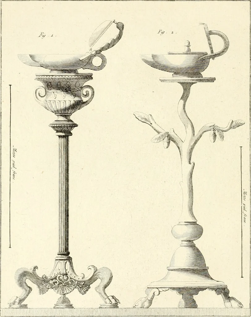 An illustration from Antiquités d'Herculanum, 1804, leaf 143