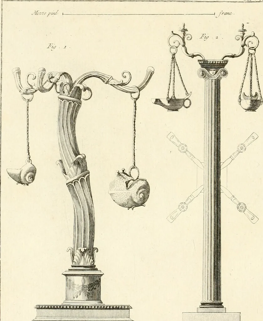 An illustration from Antiquités d'Herculanum, 1804, leaf 155