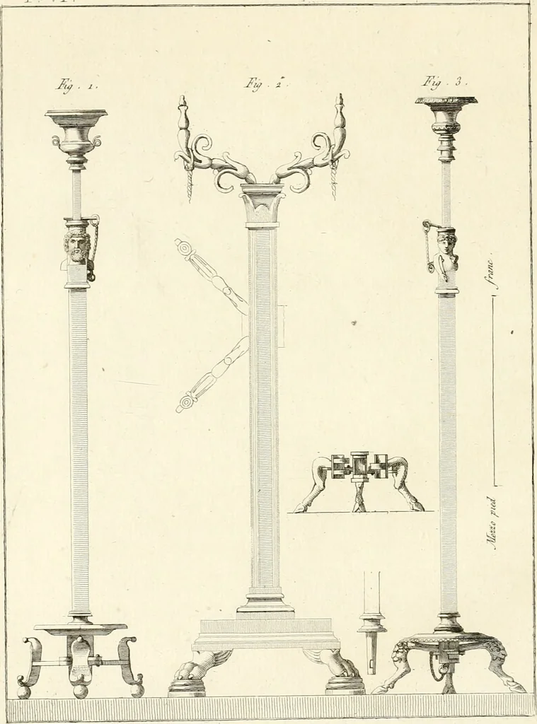 An illustration from Antiquités d'Herculanum, 1804, leaf 163