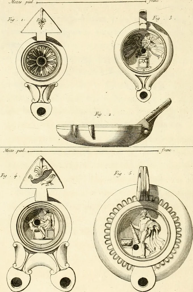 An illustration from Antiquités d'Herculanum, 1804, leaf 19