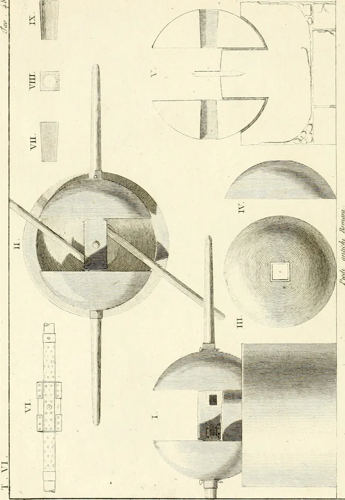 An illustration from Antiquités d'Herculanum, 1804, leaf 195