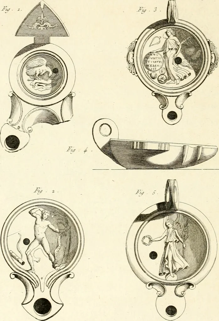 An illustration from Antiquités d'Herculanum, 1804, leaf 23