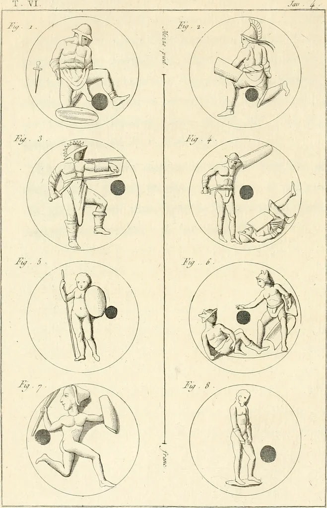 An illustration from Antiquités d'Herculanum, 1804, leaf 29