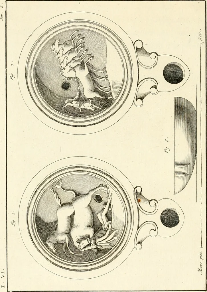 An illustration from Antiquités d'Herculanum, 1804, leaf 35