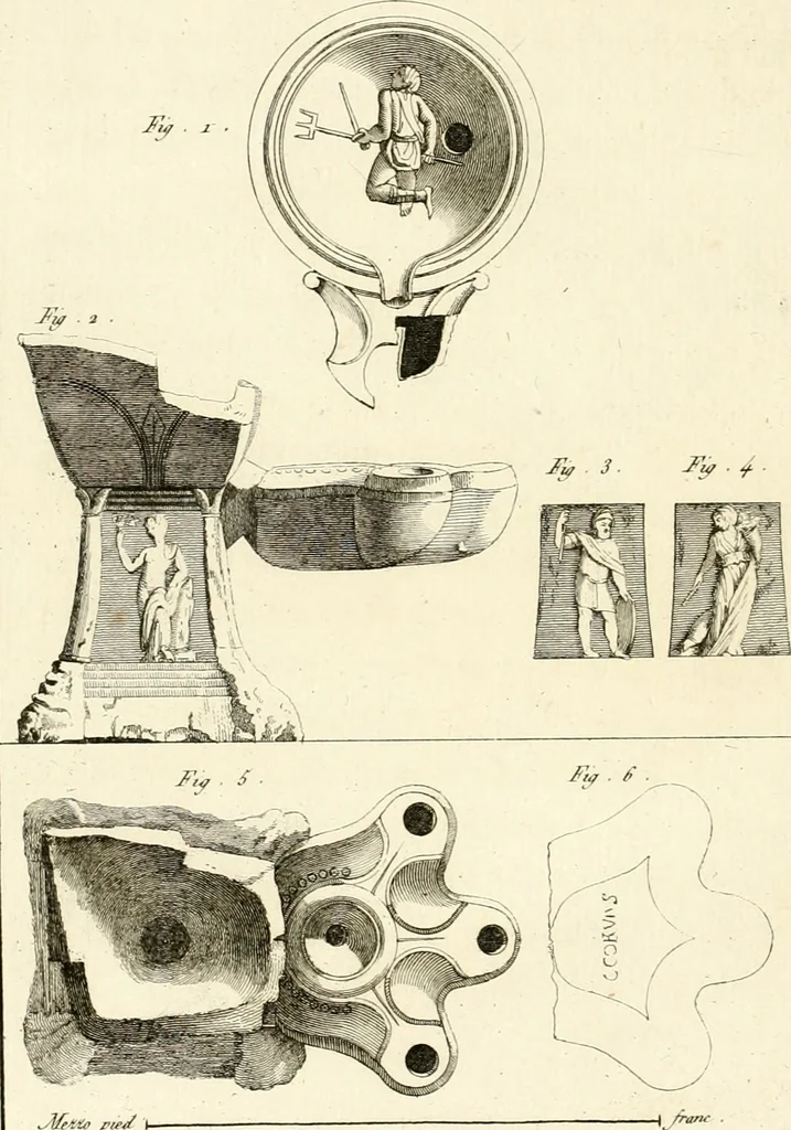 An illustration from Antiquités d'Herculanum, 1804, leaf 45