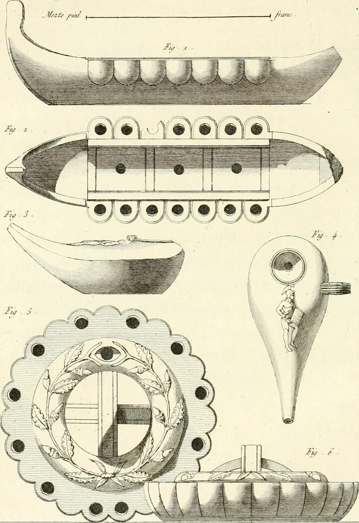 An illustration from Antiquités d'Herculanum, 1804, leaf 49