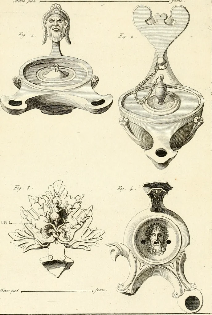 An illustration from Antiquités d'Herculanum, 1804, leaf 73