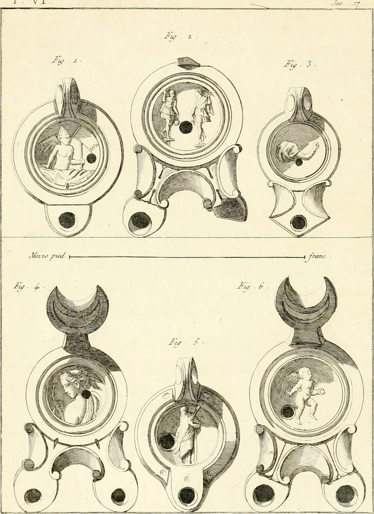 An illustration from Antiquités d'Herculanum, 1804, leaf 85