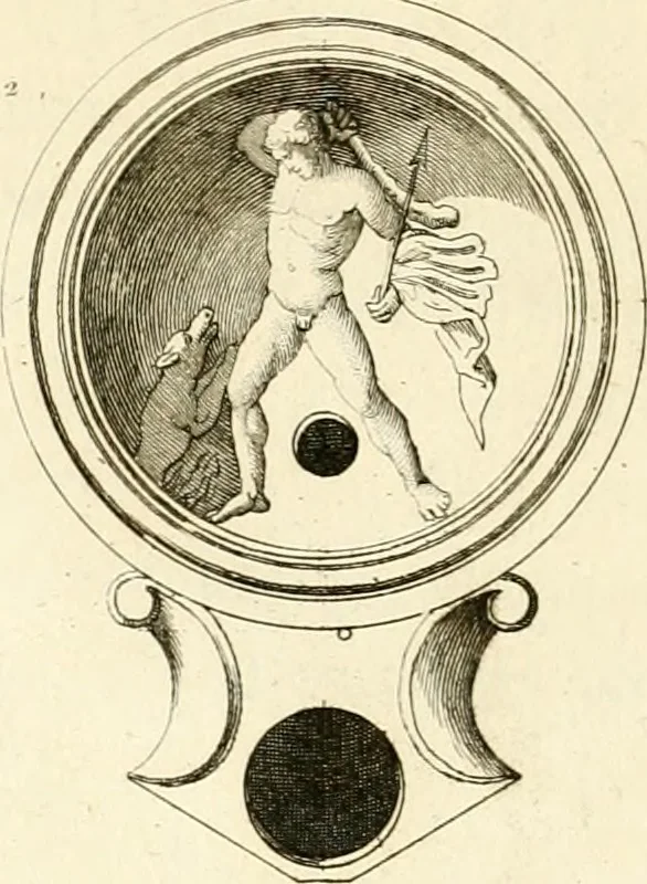 An illustration from Antiquités d'Herculanum, 1804, leaf 93