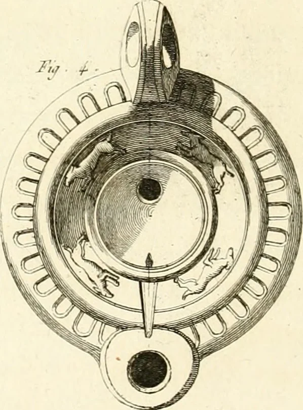 An illustration from Antiquités d'Herculanum, 1804, leaf 93