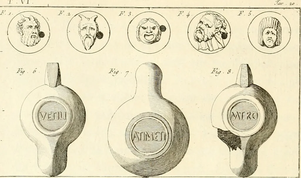An illustration from Antiquités d'Herculanum, 1804, leaf 97