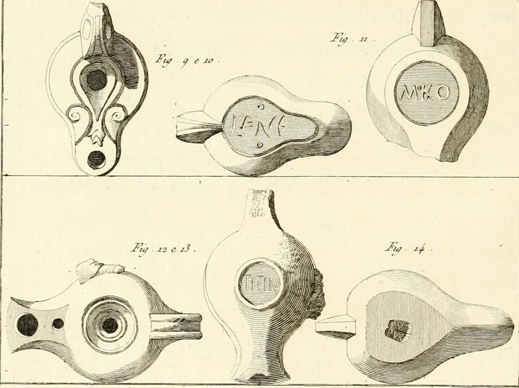 An illustration from Antiquités d'Herculanum, 1804, leaf 97