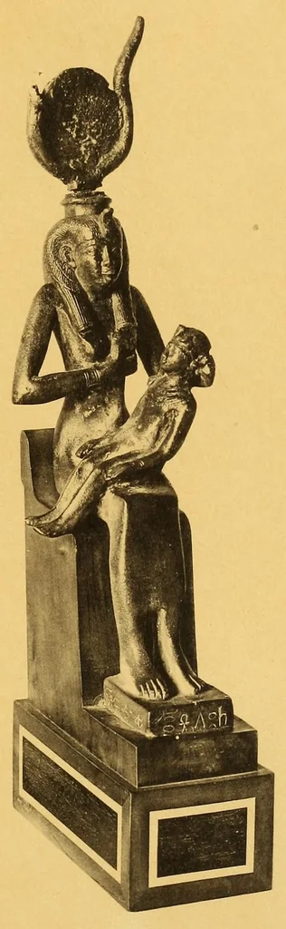 An illustration from Antiquités égyptiennes, grecques & romaines : marbres, bronzes verrerie, céramique, orféverie & objets divers provenant de l'ancienne collection Borelli Bey, appartenent à M. H. dont la vente aura lieu à Paris, Hotel Drouot, les mercredi 11 jeudi 12 et vendredi 13 juin 1913, 1913, leaf 103