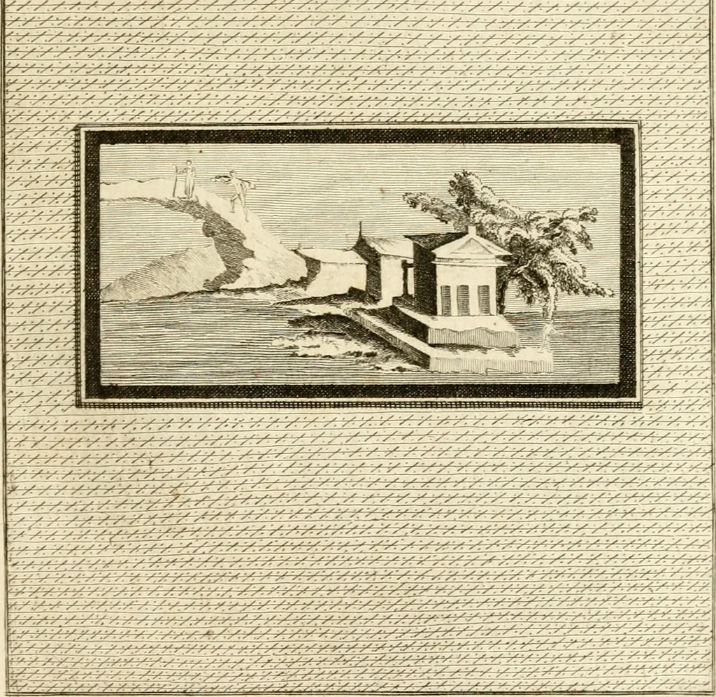 An illustration from Les antiquités d'Herculanum : avec leurs explications en françois, 1780, leaf 100