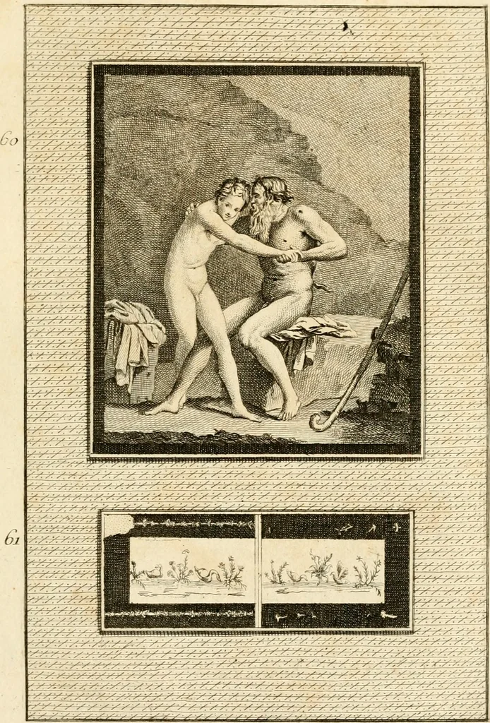 An illustration from Les antiquités d'Herculanum : avec leurs explications en françois, 1780, leaf 110