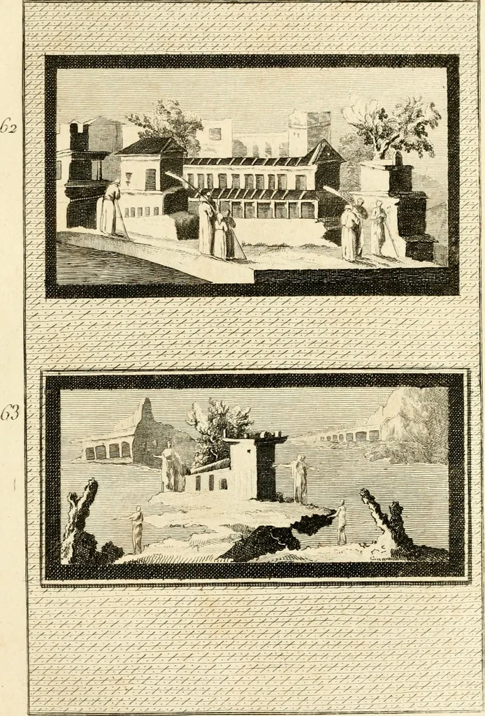 An illustration from Les antiquités d'Herculanum : avec leurs explications en françois, 1780, leaf 114