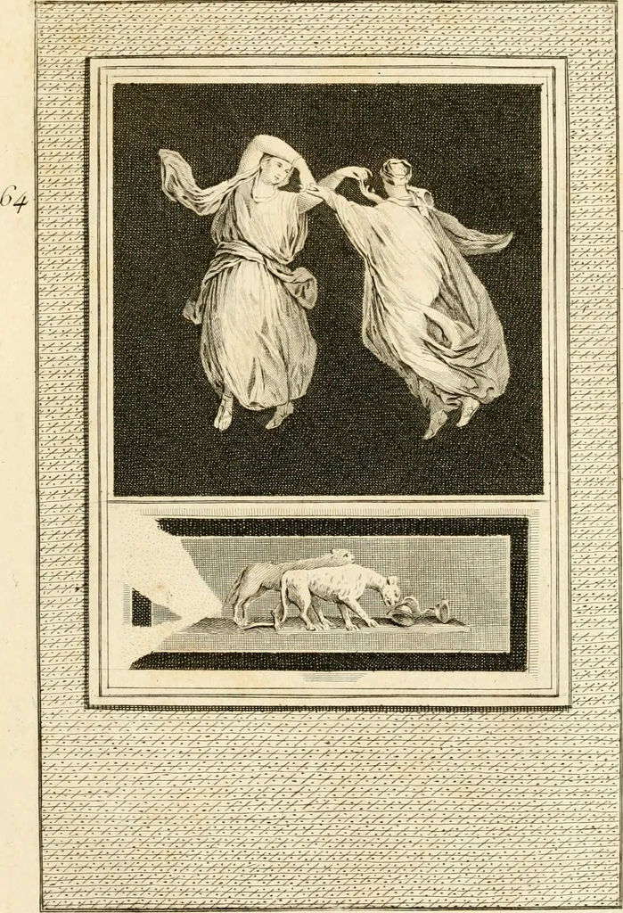 An illustration from Les antiquités d'Herculanum : avec leurs explications en françois, 1780, leaf 116