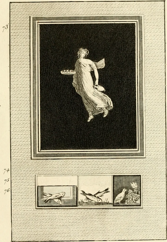 An illustration from Les antiquités d'Herculanum : avec leurs explications en françois, 1780, leaf 138