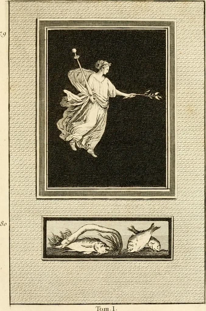 An illustration from Les antiquités d'Herculanum : avec leurs explications en françois, 1780, leaf 148