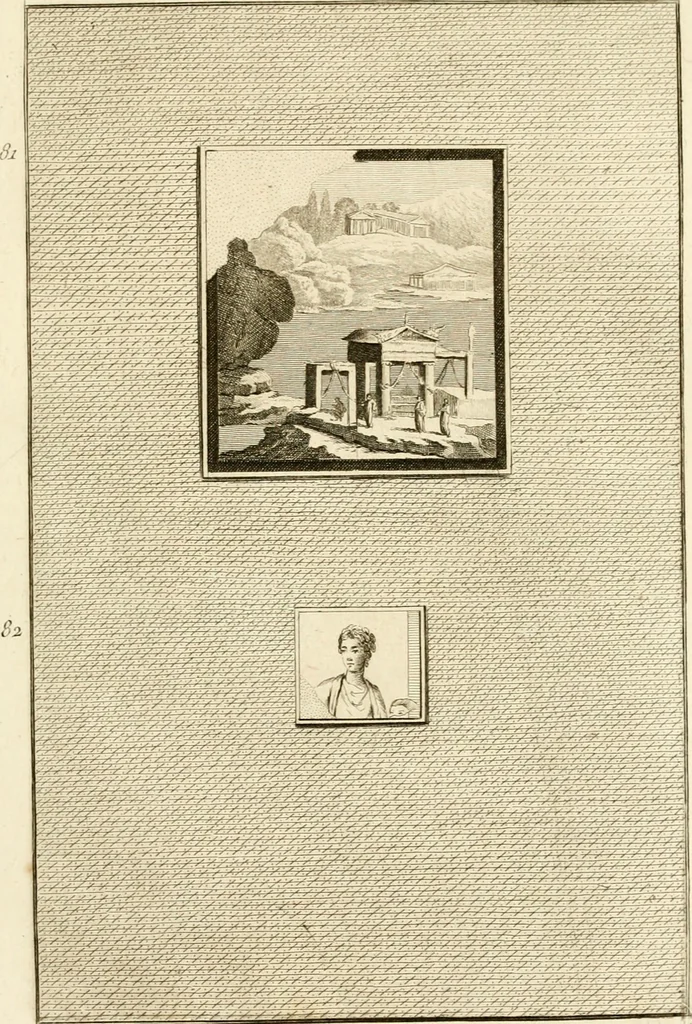 An illustration from Les antiquités d'Herculanum : avec leurs explications en françois, 1780, leaf 152