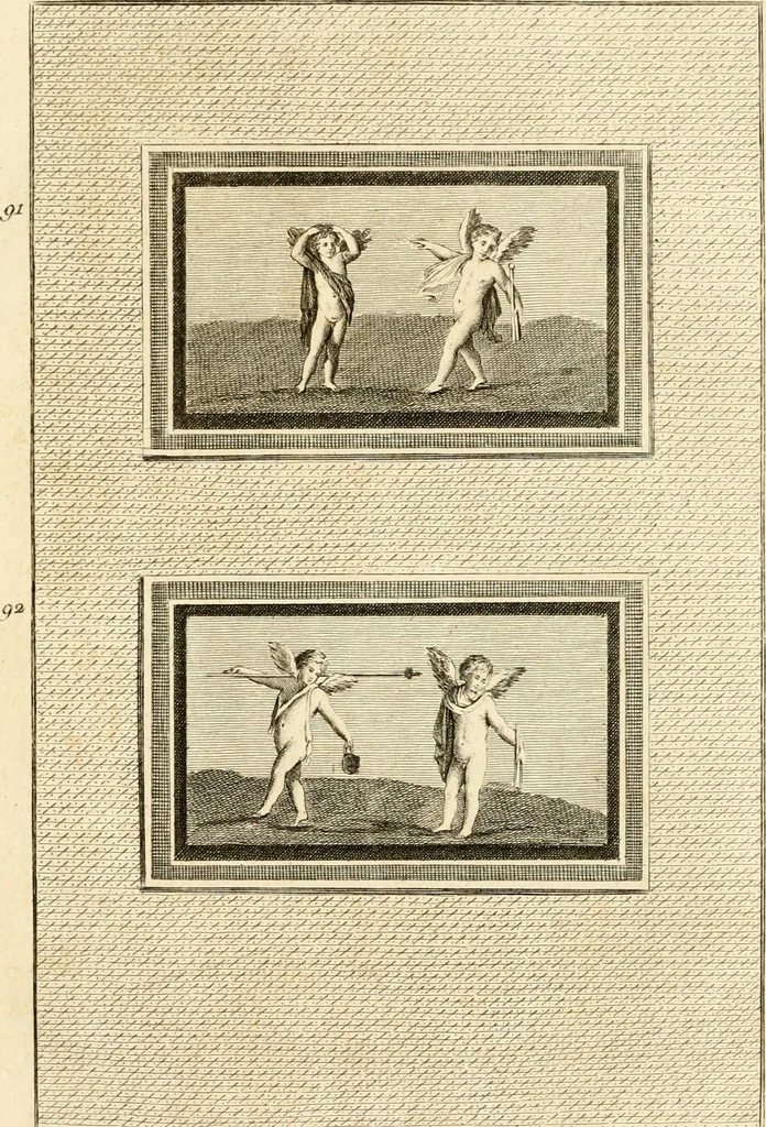 An illustration from Les antiquités d'Herculanum : avec leurs explications en françois, 1780, leaf 188