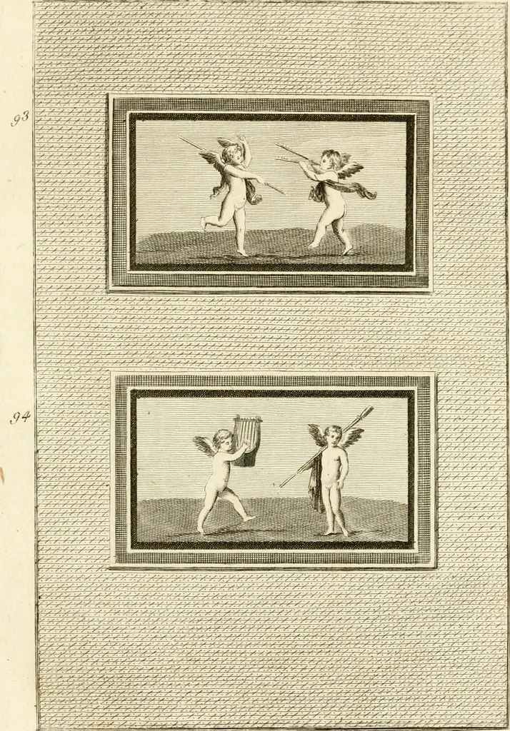 An illustration from Les antiquités d'Herculanum : avec leurs explications en françois, 1780, leaf 196