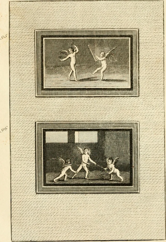 An illustration from Les antiquités d'Herculanum : avec leurs explications en françois, 1780, leaf 200