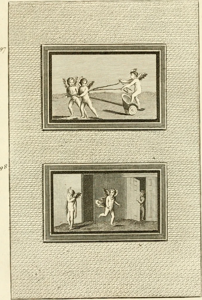 An illustration from Les antiquités d'Herculanum : avec leurs explications en françois, 1780, leaf 204