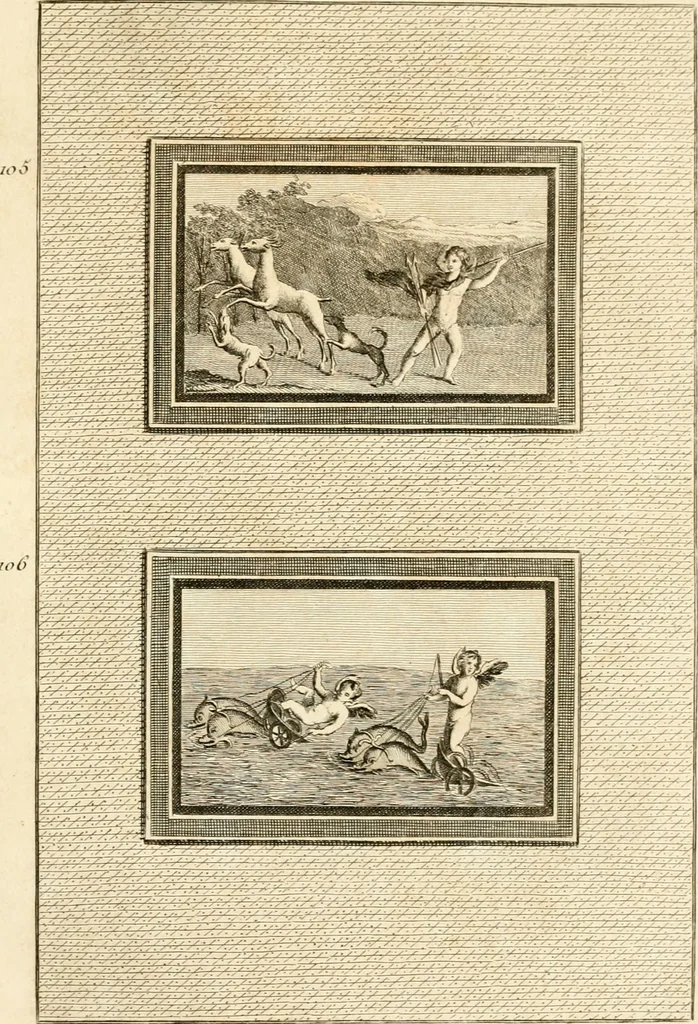 An illustration from Les antiquités d'Herculanum : avec leurs explications en françois, 1780, leaf 230