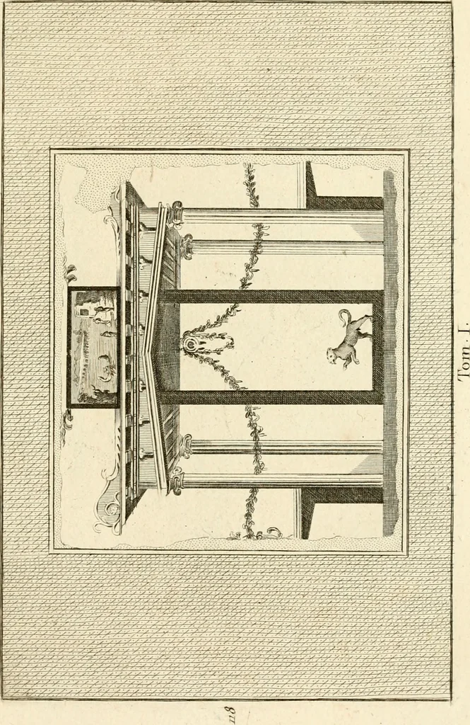 An illustration from Les antiquités d'Herculanum : avec leurs explications en françois, 1780, leaf 254