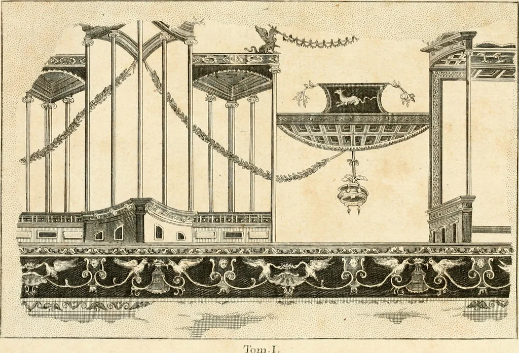 An illustration from Les antiquités d'Herculanum : avec leurs explications en françois, 1780, leaf 264