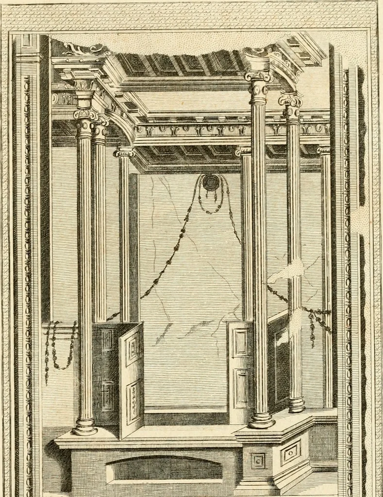 An illustration from Les antiquités d'Herculanum : avec leurs explications en françois, 1780, leaf 268