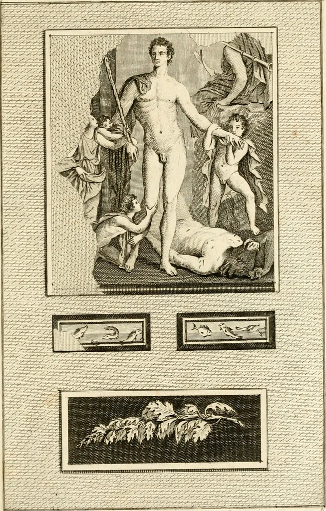 An illustration from Les antiquités d'Herculanum : avec leurs explications en françois, 1780, leaf 42