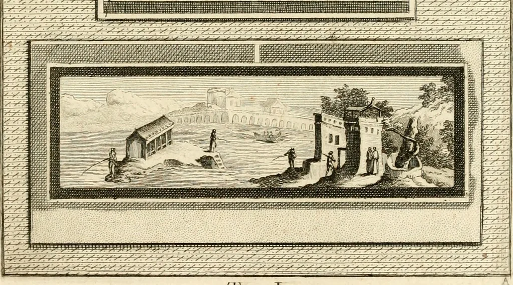 An illustration from Les antiquités d'Herculanum : avec leurs explications en françois, 1780, leaf 48