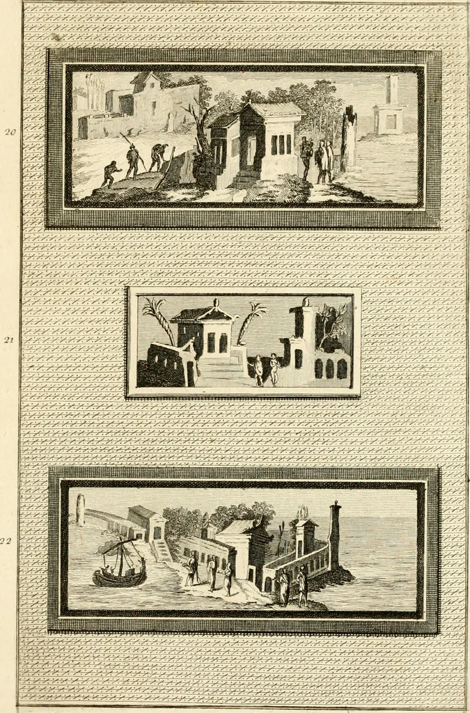An illustration from Les antiquités d'Herculanum : avec leurs explications en françois, 1780, leaf 50