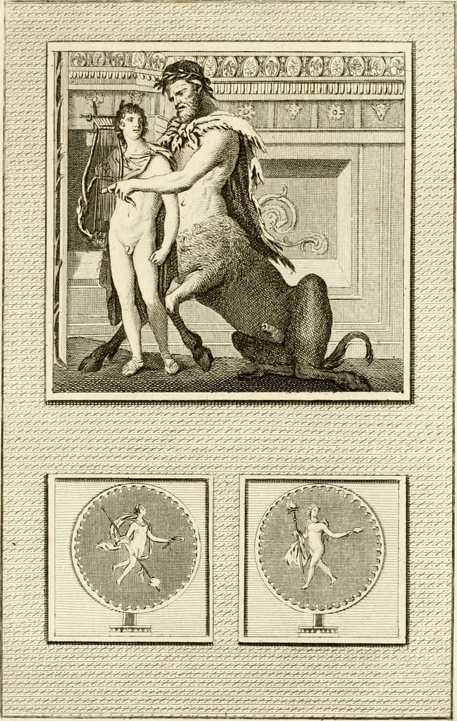 An illustration from Les antiquités d'Herculanum : avec leurs explications en françois, 1780, leaf 62