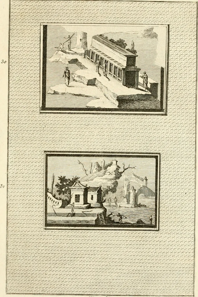 An illustration from Les antiquités d'Herculanum : avec leurs explications en françois, 1780, leaf 64